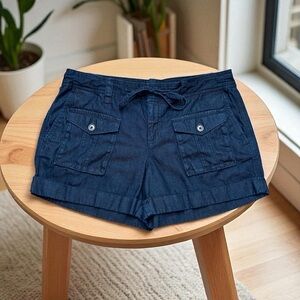 Ann Taylor LOFT, Lightweight Denim Shorts, Size 10, Blue